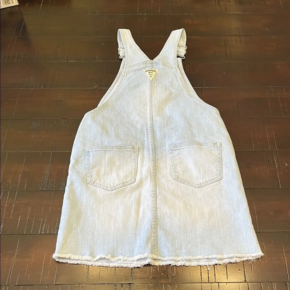 OshKosh girl size 8 Light Blue Denim Kids Overall dress and Beauties girly dress